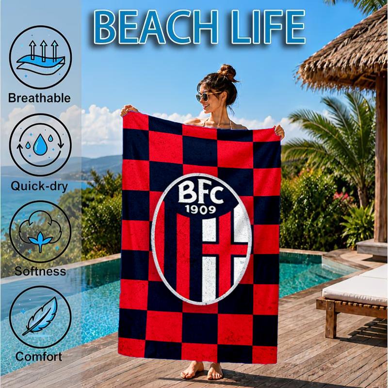 1909 Football Club Beach Towel, Microfiber Beach Towel, Perfect For Pool, Beach, Travel, Home Decor Beach Party Fan gifts