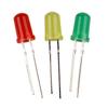 20 шт. Белая колба Красный/Желтый/Зеленый свет Светодиодные диоды 1,8 В-2,0 В Электронные излучающие компоненты Светодиоды