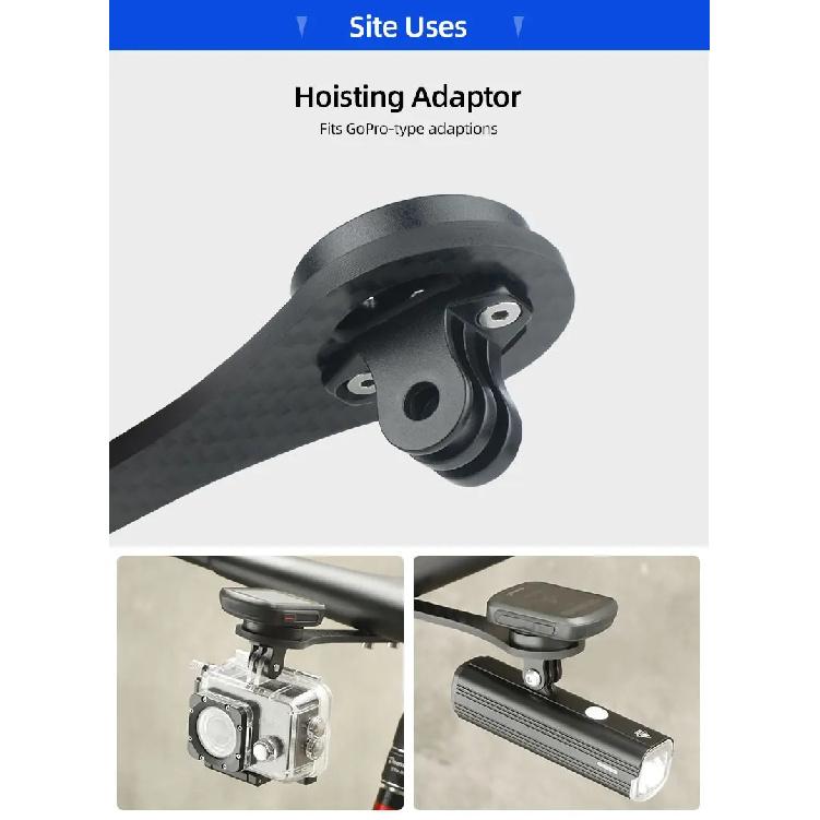 Bike Handlbar Computer Mount for Garmin Bryton Wahoo Gopro Bicycle Carbon Extended Bracket Cycling Speedometer Support Holder