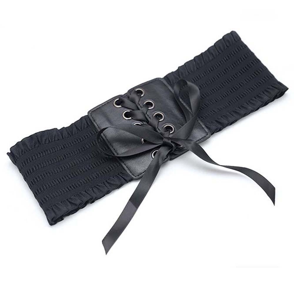 Strap Rope Elastic Pleated Cummerbunds Adjustable Elastic High Wide Belt  Gift