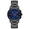 BU9365 Хронограф Синий Циферблат Темно-Серый Ионное Покрытие Мужские Часы