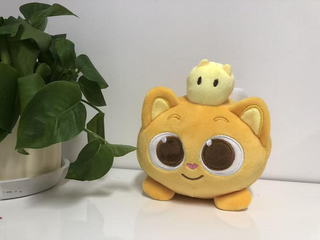 Kawaii Pink Doll Hogi Animated Plush Toy PP Cotton Educational Interactive Playthings for 14 Years Multifunctional Design