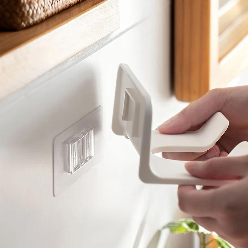 Полка для фена для ванной комнаты, не требующая держателя для сушки волос, многофункциональные настенные полки для ванной комнаты, аксессуары для душа