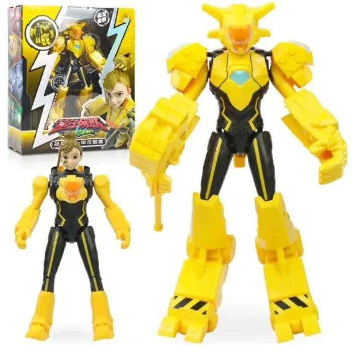 Dinoster. Large Figurine of the Hero Lucio In a Dino Suit 23 Cm.