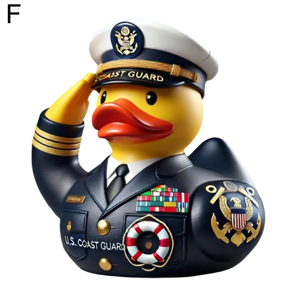Утка-посвящение ветеранам, утка-памятник ветеранам, миниатюрные военные резиновые утки, украшения на День ветеранов, подарки для ветеранов, декор для вечеринок в машине