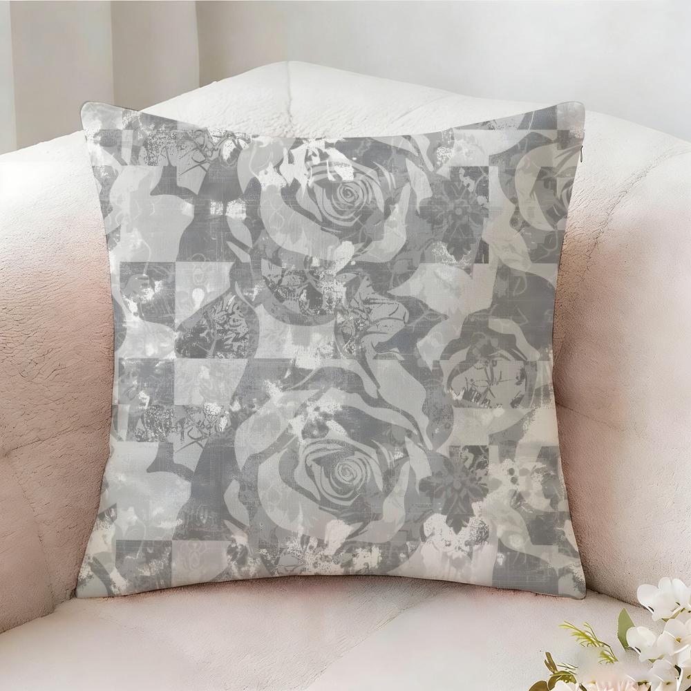 Retro Prints Pillow Case Pillowcase Doublesided Printed Sofa Cushion Bedroom Headboard Pillow