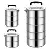 Stackable Insulated Food Container Stainless Steel Keep Warm Cylinder Food Warmer  Men Women