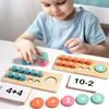 Kids Math Arithmetic Wooden Digital Decomposition Arithmetic Montessori Games Baby Early Learning Education Toys