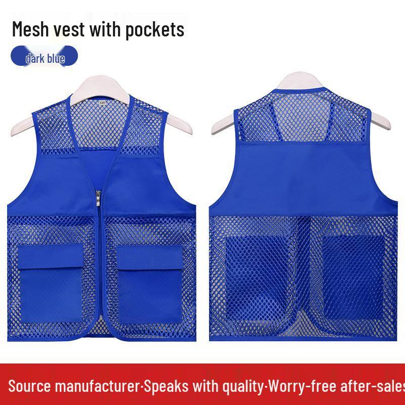 Custom Logo Reflective Mesh Vest for Kids' Outdoor Activities
