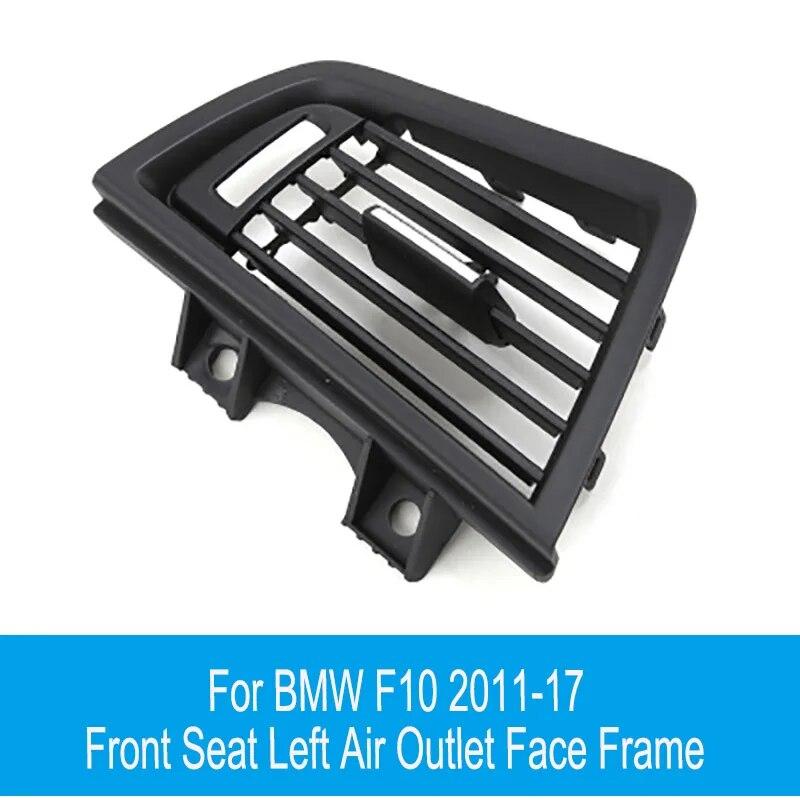 Car Front Row Wind Left Center Right Air Conditioning Vent Grill Outlet Panel Accessories For BMW F10 F18 F11 5 Series 2011-17