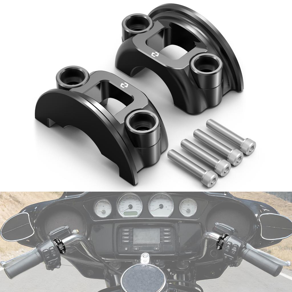 Motorcycle 1" Brake Clutch Perch Half Clamp for Harley Road Glide FLTRX 2015-2025 CVO Road Glide ST Special FLTRXS FLTRK FLTRU