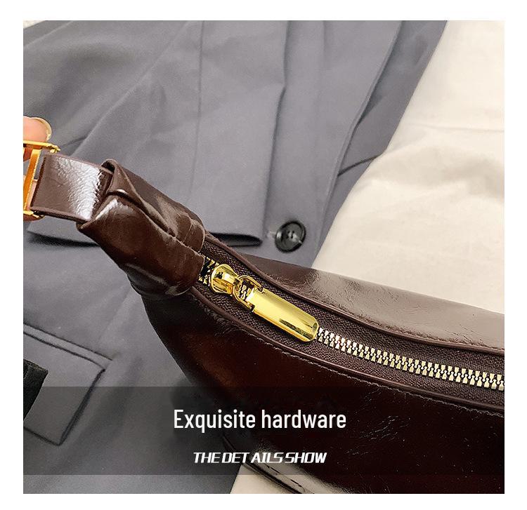 2025 женская повседневная сумка через плечо большой вместимости с фактурным дизайном