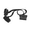 16-контактный плоский удлинительный кабель OBD2 1 на 2 женский разветвитель универсальный автомобильный диагностический инструмент