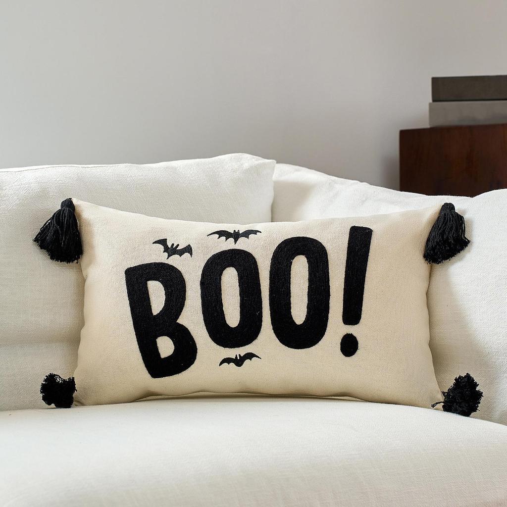 Осенняя наволочка с кленовым листом и тыквой для декора на День благодарения и Хэллоуин