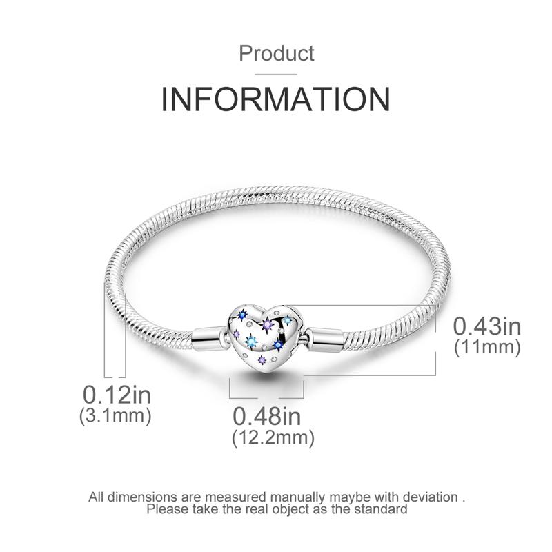New Original 925 Silver Bracelet Heart Butterfly Bracelet For Women Fit Original Bracelet Charms Beads Jewelry DIY Gift