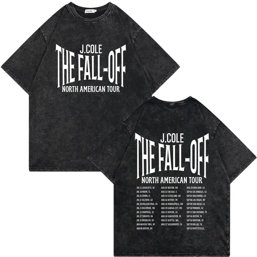 Vintage Washed J Cole Born Sinner Album Merch Tshirt High Quality Fashion Oversized T Shirts Men Women Casual Cotton Tshirts