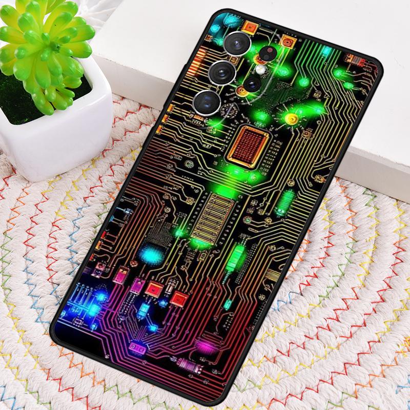Силиконовый чехол для телефона с печатной платой внутри Для Samsung Galaxy note 10 pro S26 S25 S24 S23 S22 S21 Plus S25Ultra Capa Чехол