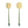 Щетка для ванны Эргономичный дизайн Длинная ручка Щетка для спины Двойная головка Мягкий пилинг Душевая щетка для тела