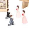 Boy Home Decoration Proposing Wedding Doll Couple Figurines Ornaments Marriage Lover Miniatures