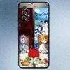 Чехол для телефона P-Promised N-Neverland для Samsung S25,S24,S21,S22,S23,S30,Ultra,S20,Plus,Fe,Lite,Note,10,9,5G Черный