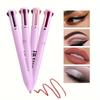 4-in-1 Portable Makeup Pen for Eyeliner, Lip Liner, Highlighter, Eyebrow Pencil
