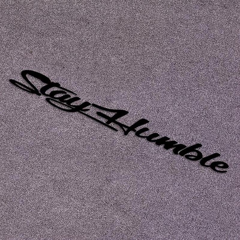 Автомобильные наклейки на лобовое стекло Графика Stay Humble Самоклеящаяся декорация лобового стекла Фургон Кемпер Караван Декор боковой части кузова Наклейка