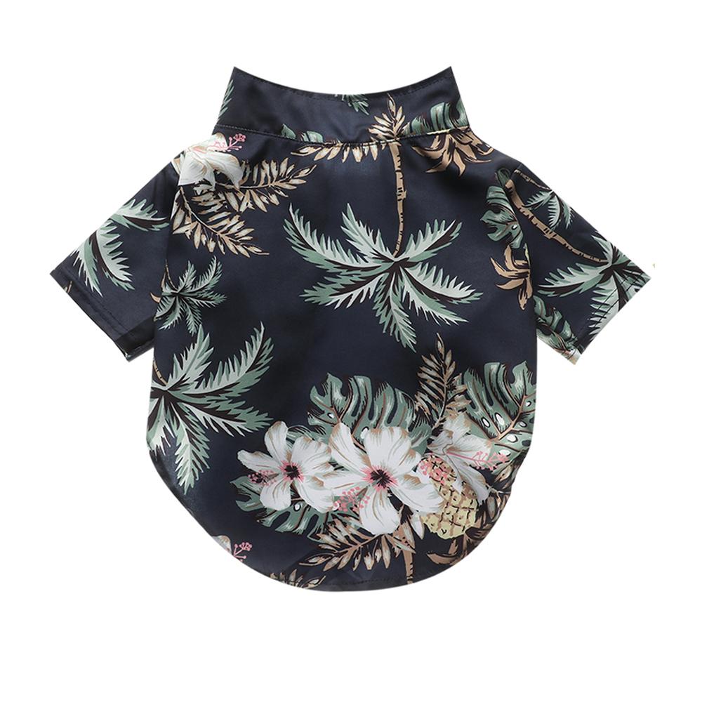 Print Hawaiian Pet Clothes Pet Summer Shirt Dog T-Shirts Pet Dog Clothes Pet Shirts Pet Dog Shirts