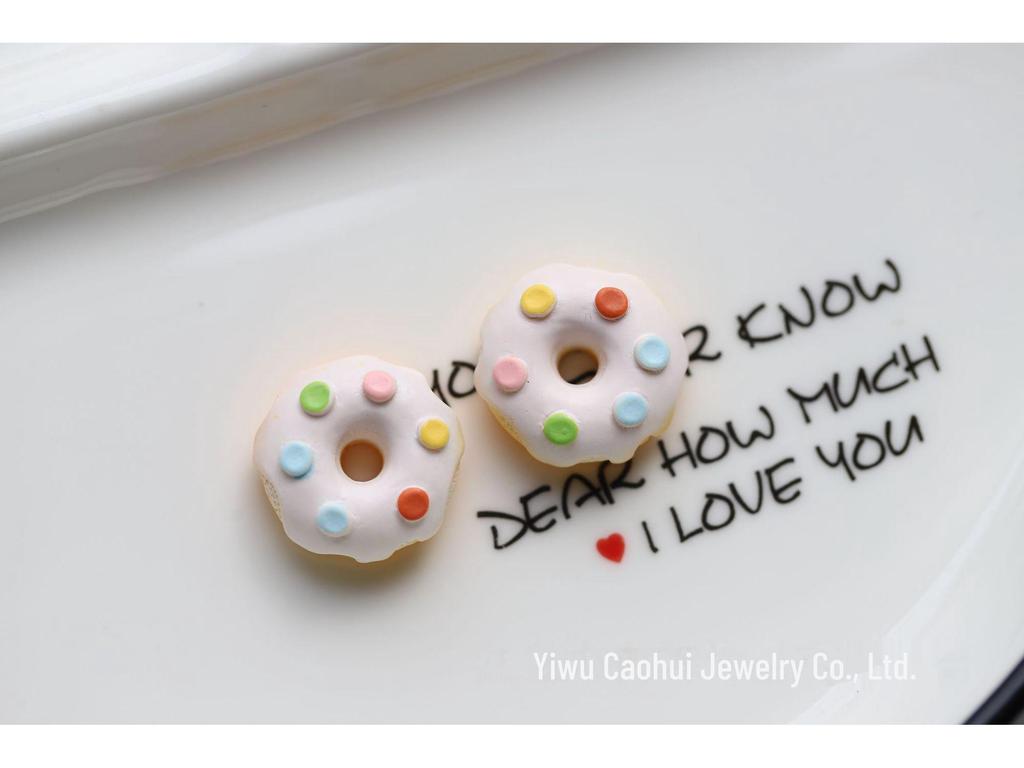 Сделай сам смоляной ананасовый пончик кремовый клей мобильный чехол коробка для хранения и декор для чашки