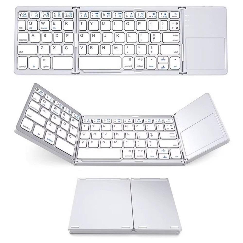 3-Folding Design Bluetooth Keyboard for Windows, Android, iOS systems Mobile Work