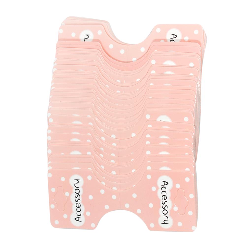 50 шт. бумажная заколка для волос, заколка для ювелирных изделий, упаковка для карточек для демонстрации ювелирных изделий