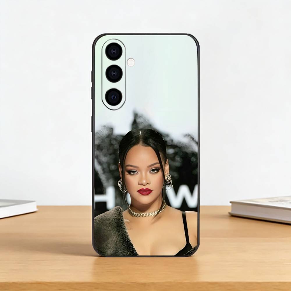 Hot S-singer R-Rihannas Phone Case For Samsung Galaxy A73,A72,A71,A70,A53,A52,A51,Others Soft Black Cover