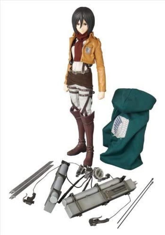RAH Real Action Heroes Attack on Titan Микаса Акерман 16 масштабная подвижная фигурка из АБС-пластика и ATBC-ПВХ, окрашенная