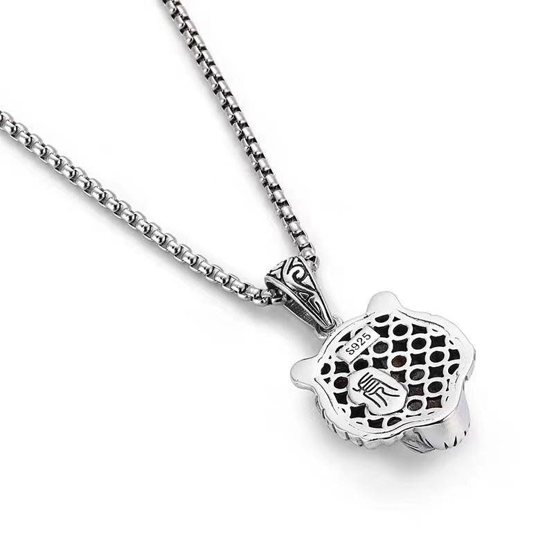 Ретро кулон 'Зодиак Тигр' для мужчин, ожерелье с головой тигра, кольцо, модный подарок