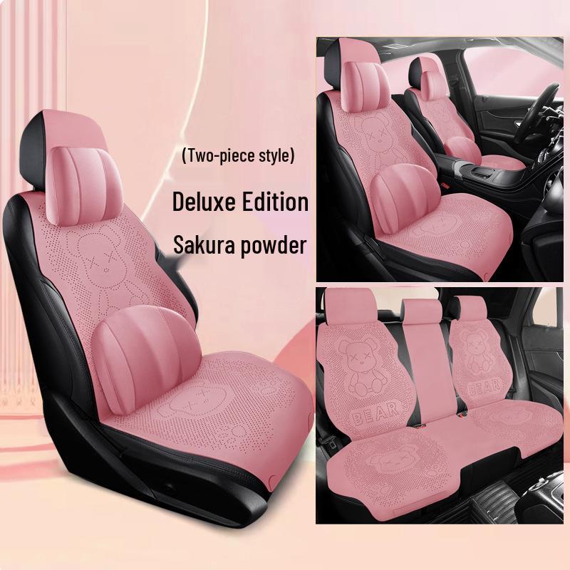 Умные чехлы на сиденья Geely Boyue Longteng Edition Smart COOL Bear из замши