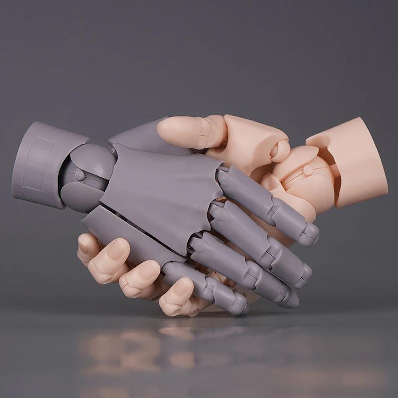 Подвижный сустав Палец Гашапон 1/2 Модель руки 1:1 Искусство живописи ладонью Миниатюрная модель Справочный инструмент Рука Настольное украшение