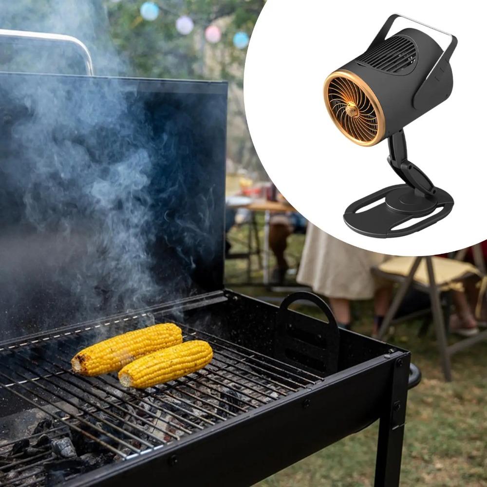 Foldable Desktop BBQ Exhaust Fan Wireless Cooking Exhaust Filter Countertop Cooker Hood  Hotpot