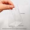 30pcs/set High Transparency Acrylic Gift Box 3 Creative Handle Styles (heart-shaped/semi-circular) 9x4.5x5.5cm Compact Party Candy Packaging Boxes