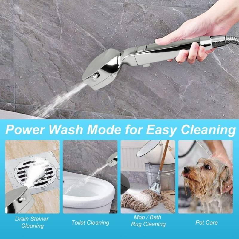 Роскошный ручной душевой набор с мощным напором, не ржавеющий и долговечный, 4 режима, шланг 1,5 м