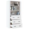 vidaXL Highboard Weiß Holzwerkstoff