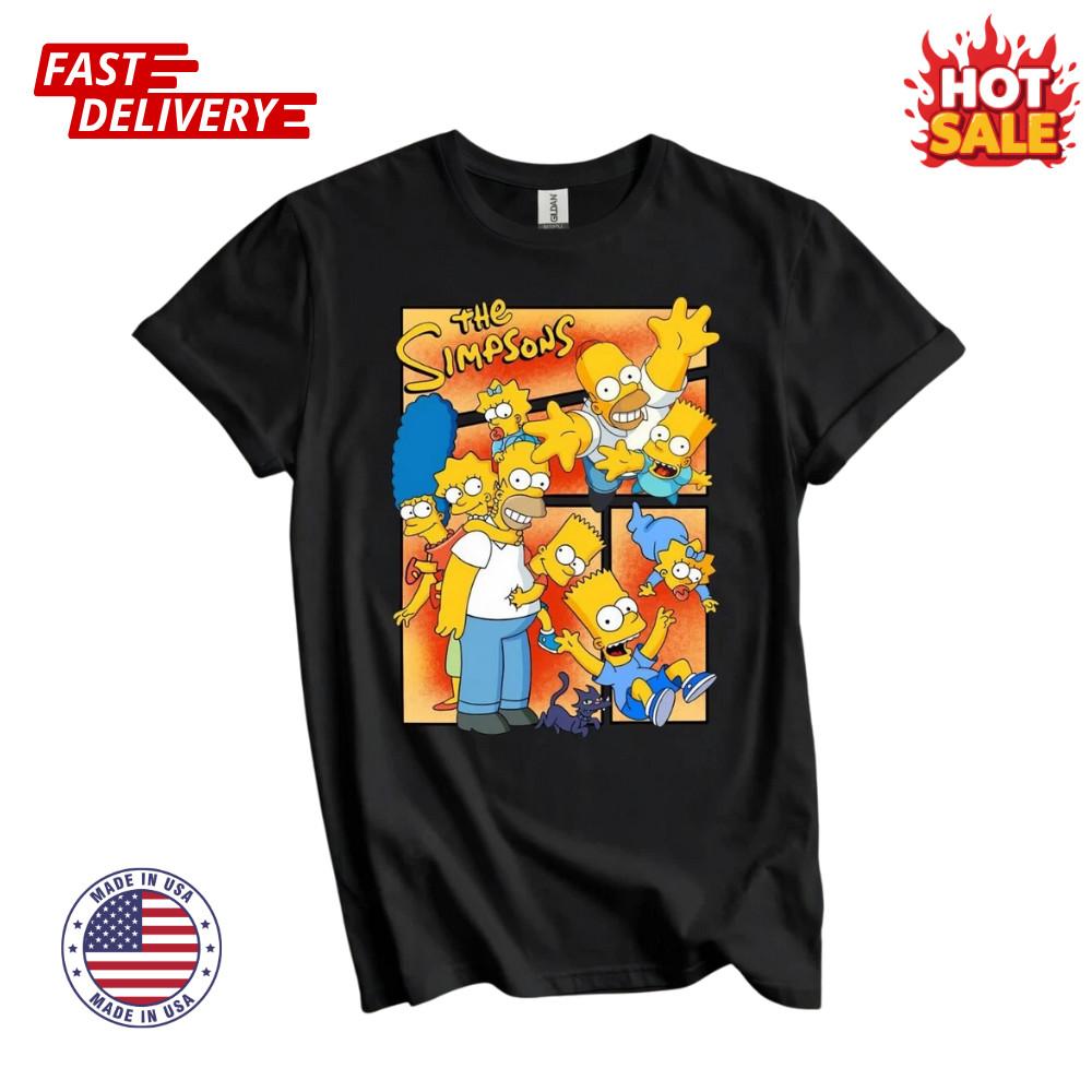 SALE Simpsons Family Portrait T-shirt Men Women Unisex Inspired Graphic T-shirt