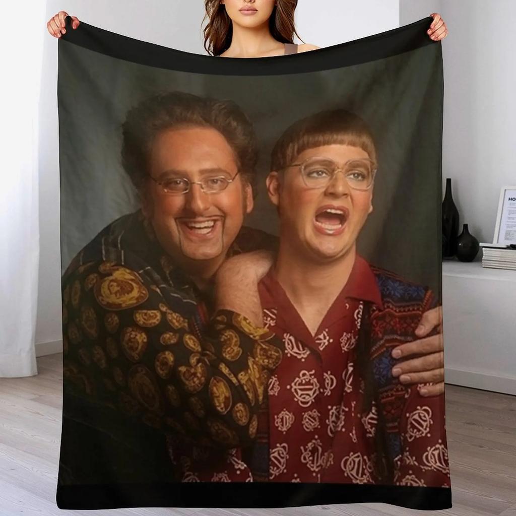 tim and eric news Throw Blanket Foldable Soft Warm Blanket for Outdoor Use