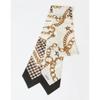 Daks Petite Silk Scarf Chain Print Beige Dcsc4e821i2