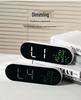 Многофункциональные светодиодные часы GH9009: Простой геометрический стиль для декора гостиной, столовой и спальни.