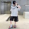 Children's clothing boys' summer suit 2026 new summer style boys' short sleeved big children's thin style sports cool and trendy
