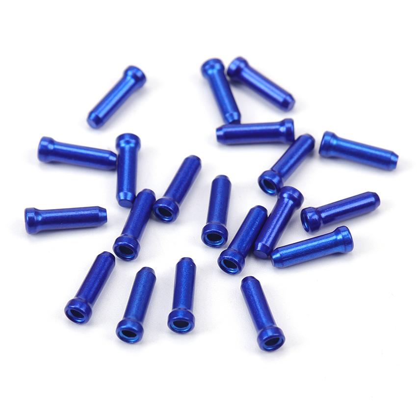 100PCS Bicycle Cable End Caps Bike Wire End Caps Brake Derailleur Shifter Cable Tips Crimps Tail Cap Bike Accessories