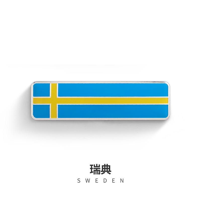 Автомобильный Стайлинг 3D Алюминий Великобритания Германия США Россия Франция Швеция Малайзия Индонезия Национальный Флаг Эмблема Значок Наклейка на Мотоцикл Автомобиль