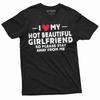 Unisexs I Love My Got Girlfriend T Shirt Christmas Gift For Boyfriend Humorous