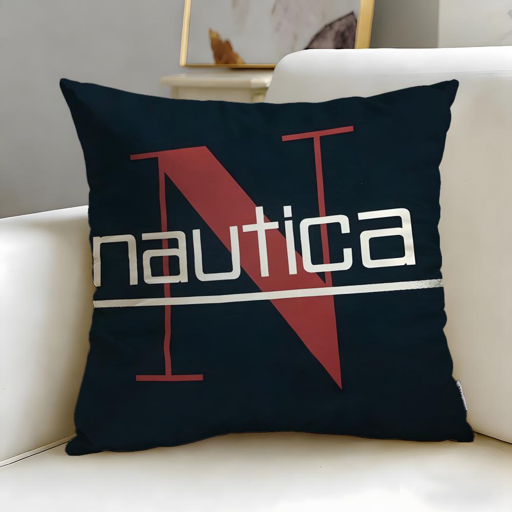 Классический модный бренд Nautica Наволочка с наполнителем Мягкая и легко стирающаяся Наволочка – Универсальная для Дивана, Кровати, Путешествий и Офиса
