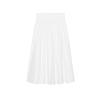 Summer New Product Women's Clothes American Style Casual Minimalist Honeycomb Format Poplin A- line High Waist Midi Dress 5427422