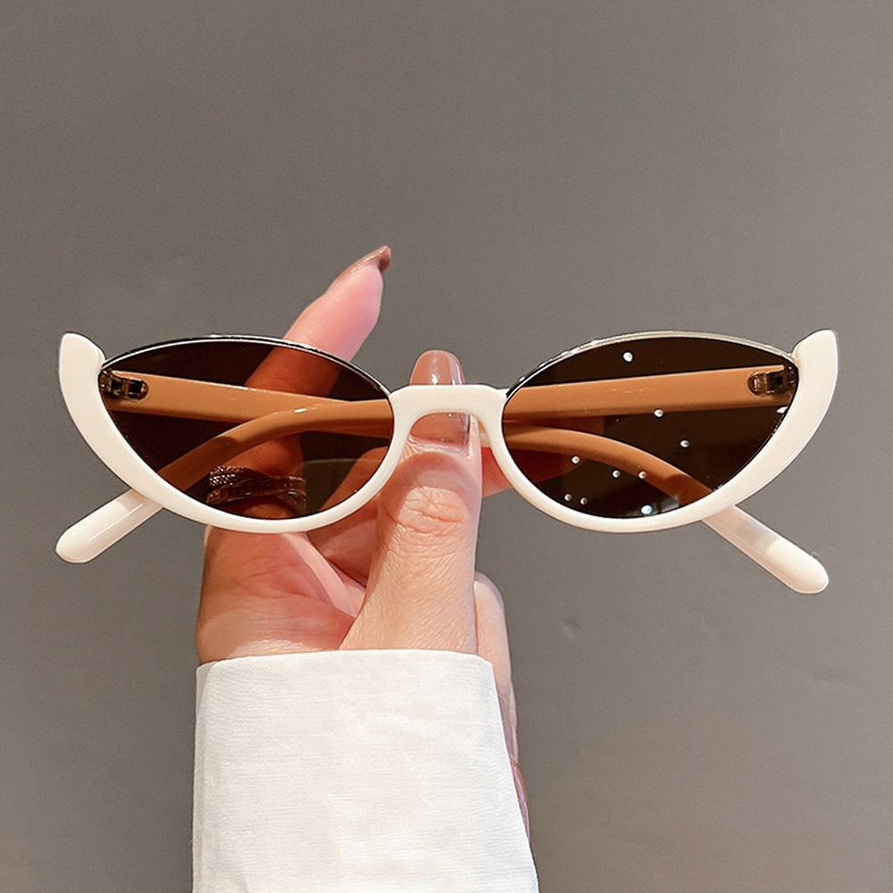 Fashion Small Women Men Cat Eye Sunglasses Sun Glasses Half-frame Shades